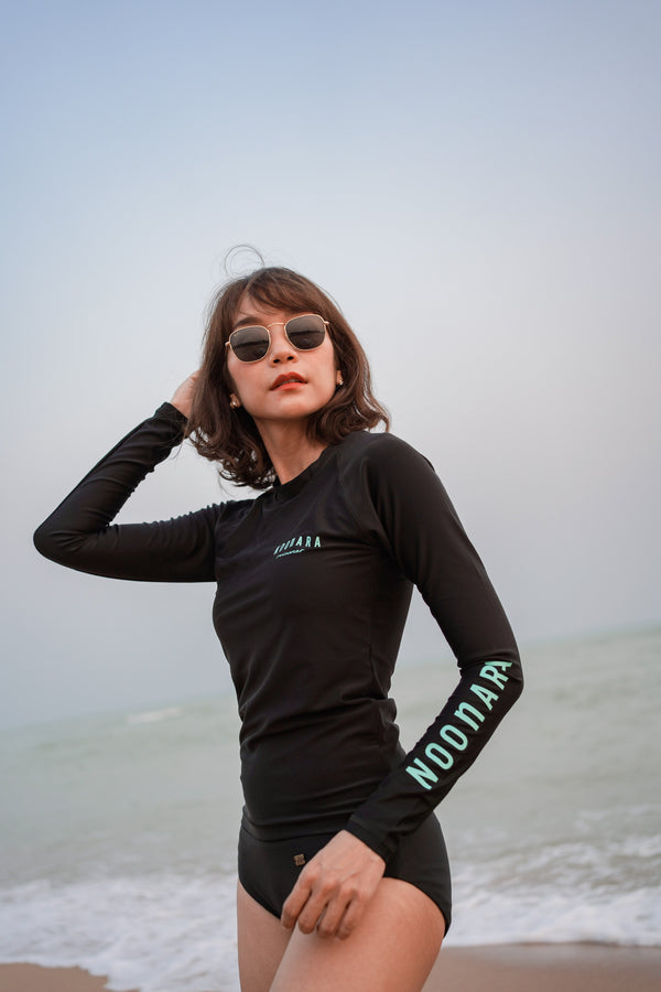 Rashguard Tee - long sleeve : Black