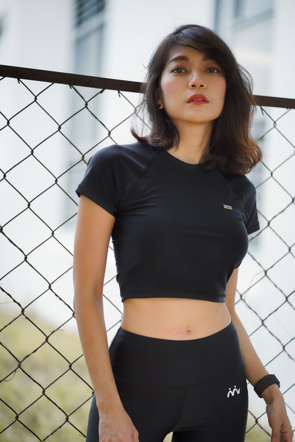 Crop Tee : Black